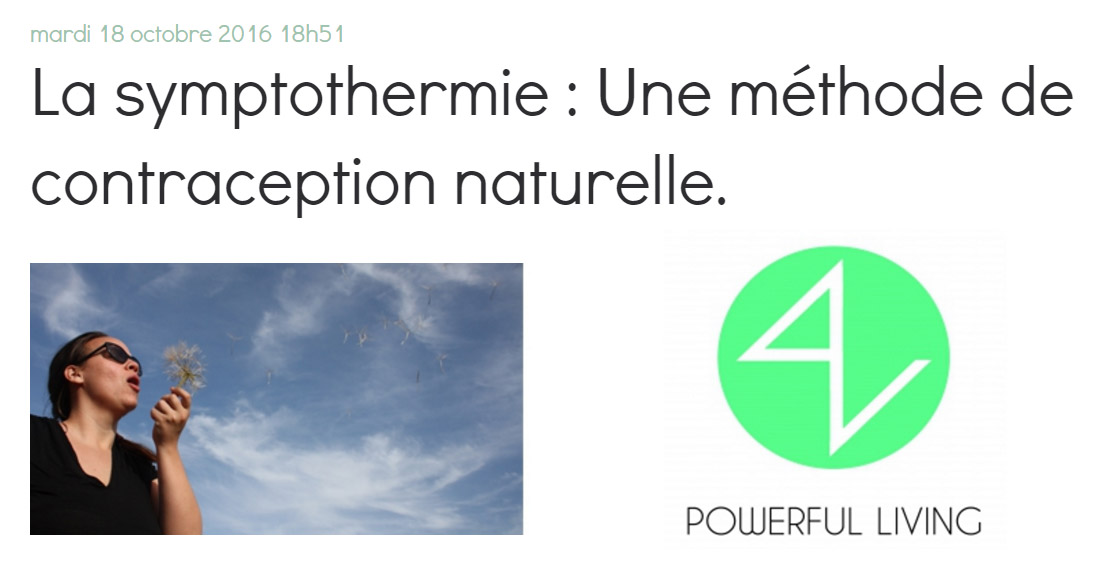 Revue De Presse Symptothermie Methode Naturelle Pour Gerer Sa Fertilite